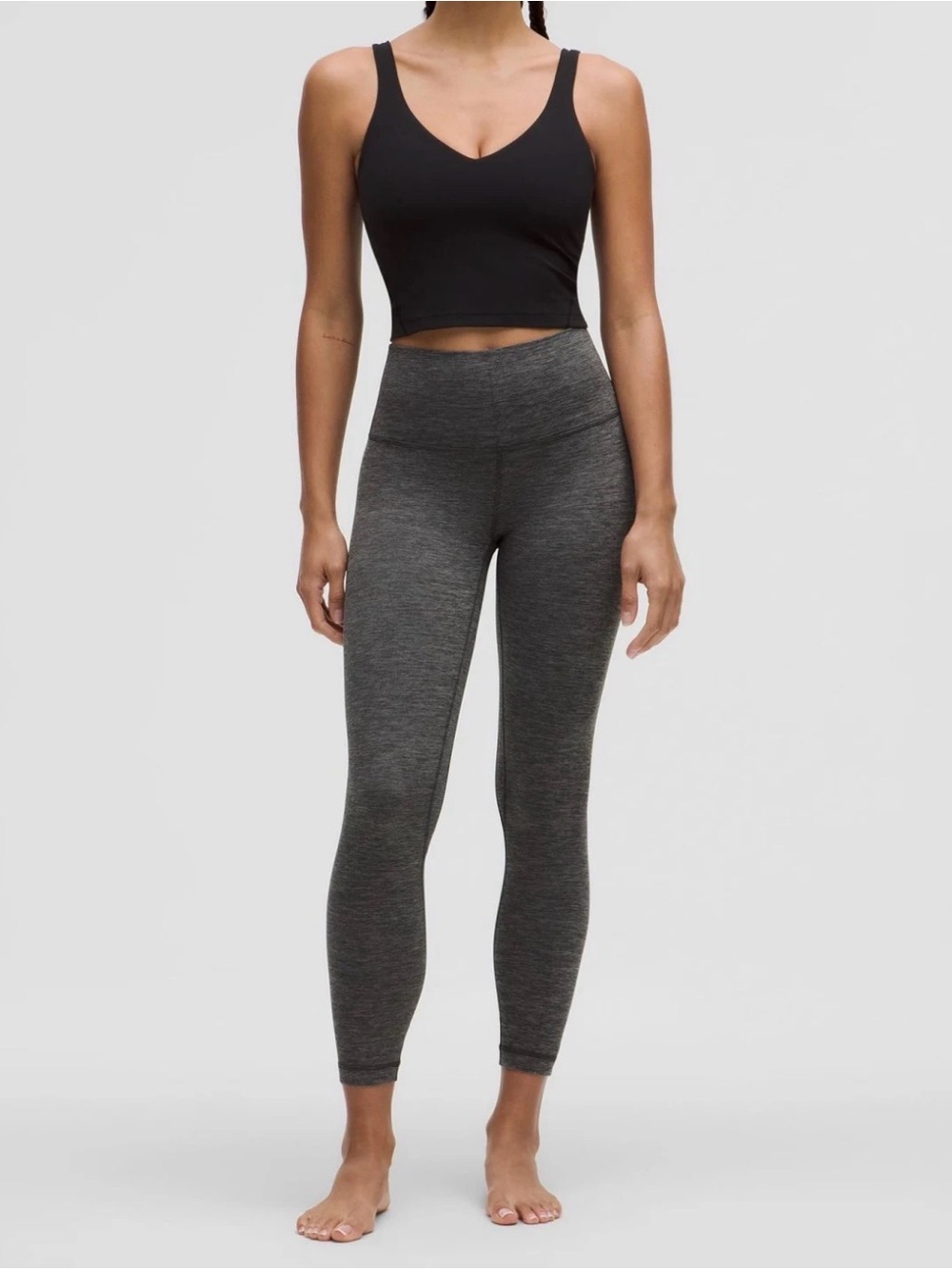 lululemon athletica High-Rise Charcoal Heather Leggings